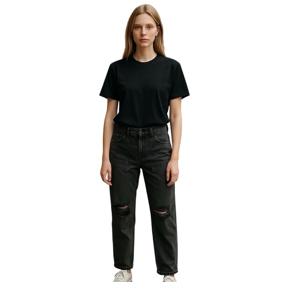 One Teaspoon Truckers Mid Waist Straight
Leg Denim Jeans size 26 AU/ 4 US NWT - Picture 2 of 13